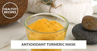 Healthy Recipes - Antioxidant Turmeric Mask